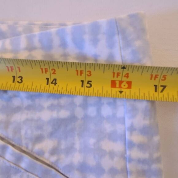 GAP Ultra Skinny Womens Blue White Print Stretch Ankle Pants Size 8 - Picture 9 of 14
